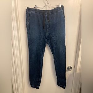 Zanerobe Jean Joggers - 36” waist - Indigo blue